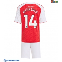 Fotballdrakt Barn Arsenal Viktor Gyokeres #14 Hjemmedraktsett 2025-26 Kortermet (+ Korte bukser)